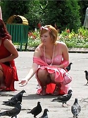 21 pictures - Naughty Brides upskirt photos