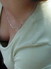 10 pictures - Downblouse parade upskirt pics