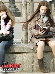 12 pictures - Sweet street upskirt compilation