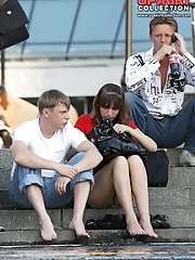 12 pictures - Sweet street upskirt compilation