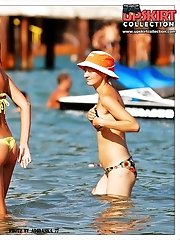 12 pictures - Girl spied out of her bikini bra