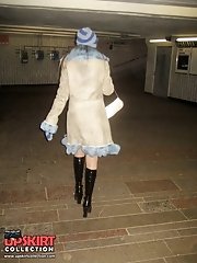 12 pictures - Fantastic upskirts on stairs