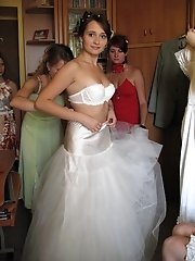 9 pictures - A bride in this action shots