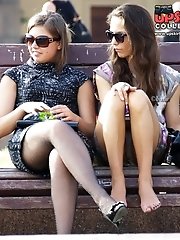 12 pictures - Pretty girls filmed with upskirt spy cam