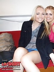 12 pictures - Well-shaped hotties in spy upskirt pics