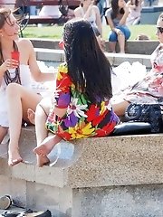 12 pictures - New hot pics from best upskirt hunters