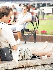 12 pictures - Chic dress upskirts only for you