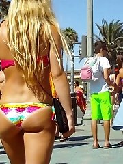 12 pictures - White bikini asses looking so good