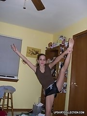 15 pictures - These lewd cuties want to wear nothing but tiny shorts