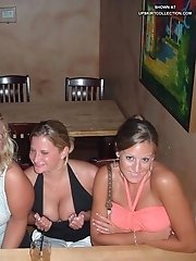 12 pictures - Chick don't wear bras and show nasty upblouse