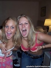 12 pictures - Chick don't wear bras and show nasty upblouse