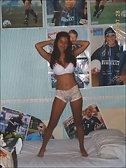 15 pictures - Busty girls shake tasty titties in tiny lingerie