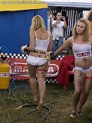 12 pictures - Wet and sheer bikinis of these girls are so sexy