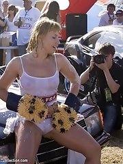 12 pictures - Wet and sheer bikinis of these girls are so sexy