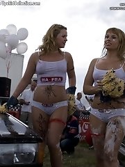 12 pictures - Wet and sheer bikinis of these girls are so sexy