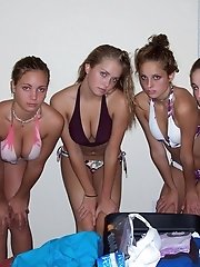 7 pictures - Big titted gadgets shake tits in front of the camera