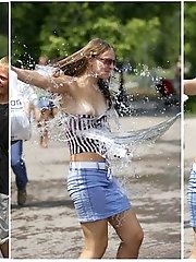 7 pictures - Big titted gadgets shake tits in front of the camera