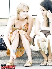 12 pictures - Voyeur upskirts compilation