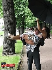 12 pictures - Voyeur amateur candid panty upskirt shots