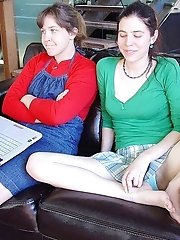 12 pictures - Steamy no panty up skirt compilation