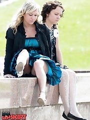 12 pictures - Hot upskirts and sexy babes