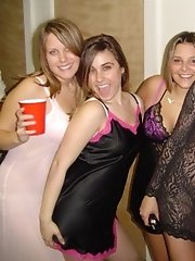 7 pictures - Shy girls don't mind getting recorded in sheer nighties