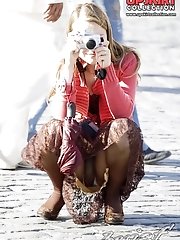 12 pictures - Hot photographer's sitting upskirt