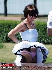 12 pictures - Incredible wind up skirt photos