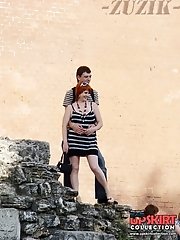 12 pictures - Sexy upskirt girls pose for camera