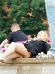 12 pictures - Sexy upskirt girls pose for camera