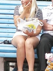 12 pictures - The most gorgeous upskirt girls