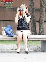 12 pictures - Looking up the skirts of hot chicks