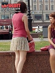 12 pictures - Upskirt girls filmed on spy cam