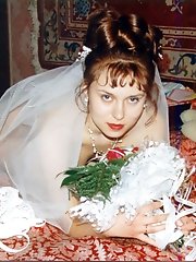 10 pictures - Naughty Brides upskirt photos