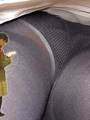 8 pictures - pantie hose up skirt