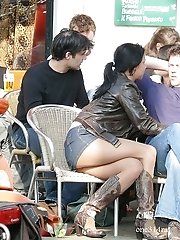 12 pictures - Spectacular upskirt closeup pics