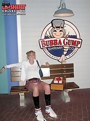 12 pictures - Nasty and hot upskirt posers