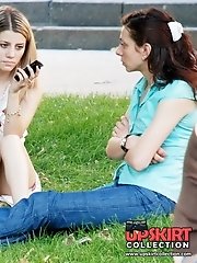 12 pictures - Candid sitting upskirt pictures