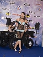 15 pictures - Two filthy chicks in exclusive lingerie modeling before cam