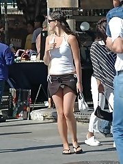 15 pictures - Mouth watering free gallery with upskirt voyeurs