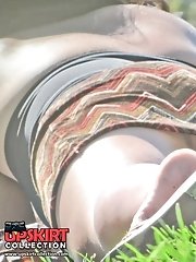 12 pictures - Women upskirt - curly babe's ass sexy photos gallery