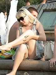 8 pictures - upskirt lip slip voyeur pics gallery