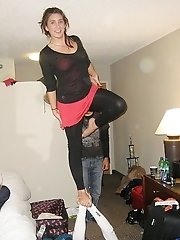 12 pictures - Drunk upskirt girls have a blast