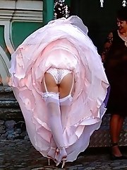 8 pictures - wedding upskirt photos