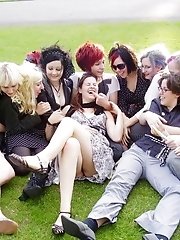 12 pictures - Shamelessly flashing upskirts in public