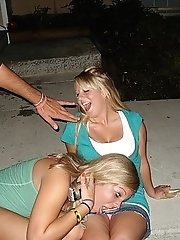 12 pictures - Hot cheerleader upskirt view from pretty students