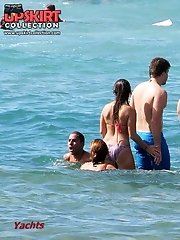 12 pictures - Nude titties exposed by bikini chick