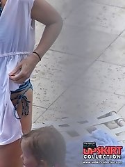 12 pictures - Topless girl in hot bikini panty