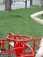 12 pictures - Extreme public upskirt