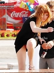 12 pictures - Bride upskirt filmed by our hunter